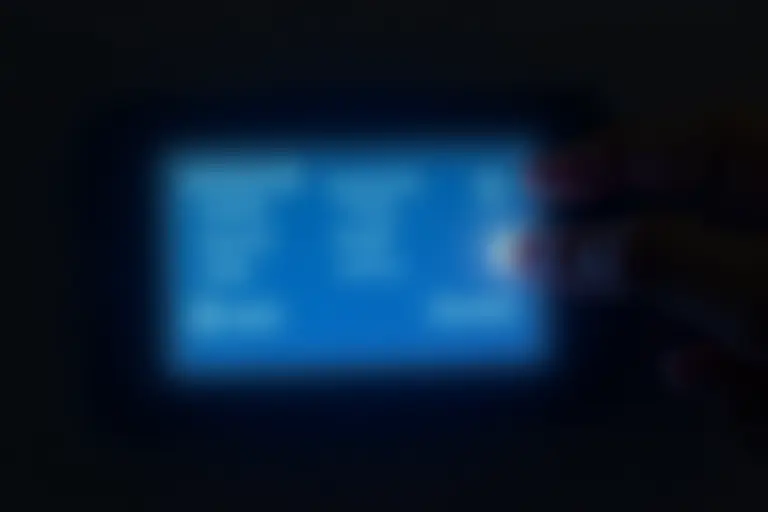Nutritional readout screen on a food printer