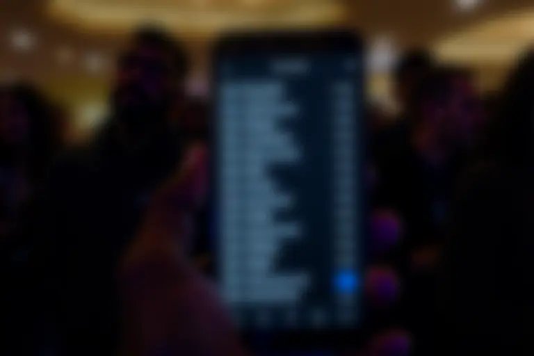 Smartphone screen showing nearby human wifi signals with names