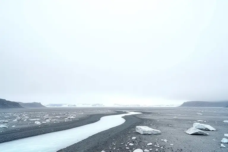 Rocky barren landscape where ice sheet used to be