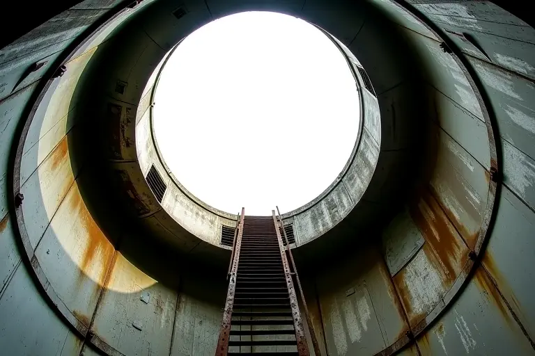 Empty missile silo