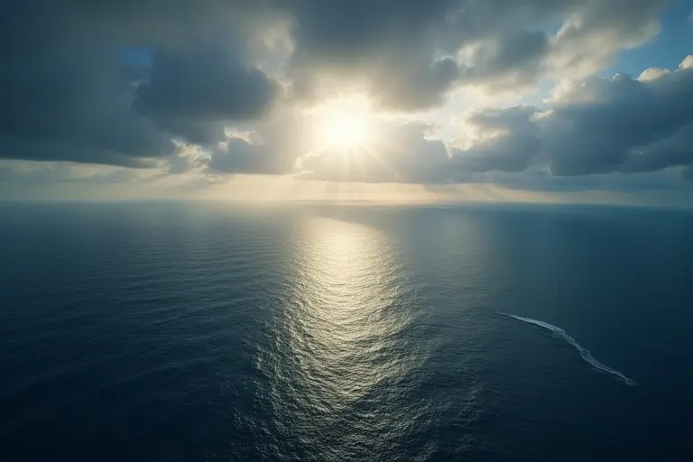 Ocean redistribution across a non-spinning Earth