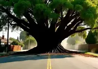 What If Trees Grew to Full Size in a Day?