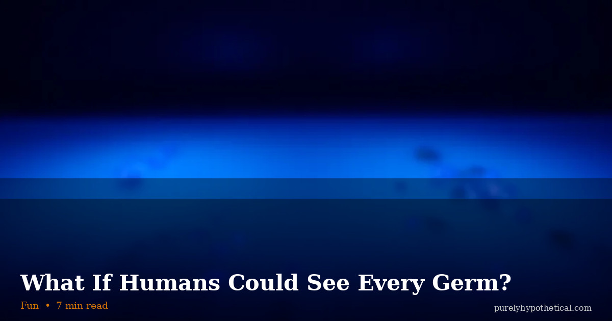 What If Humans Could See Every Germ? — Purely Hypothetical